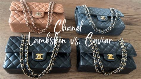 calfskin vs lambskin chanel|chanel lambskin review.